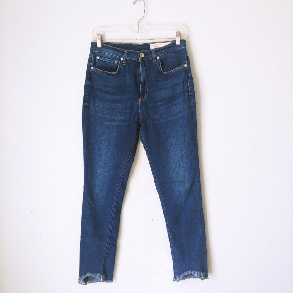 Rag & Bone | High Rise Ankle Skinny Jeans